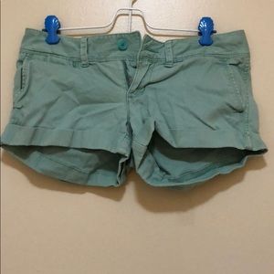 Teal shorts